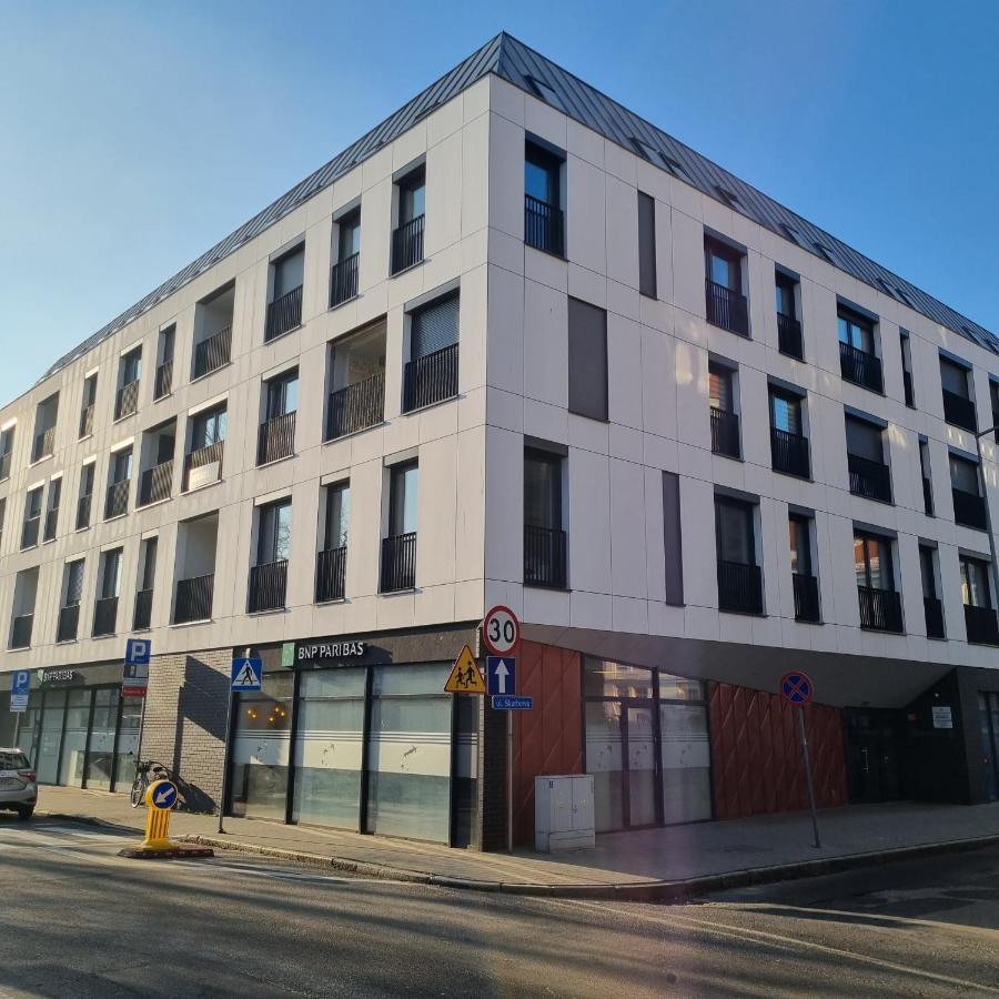 Apartament Skarbowa Lešno Exteriér fotografie